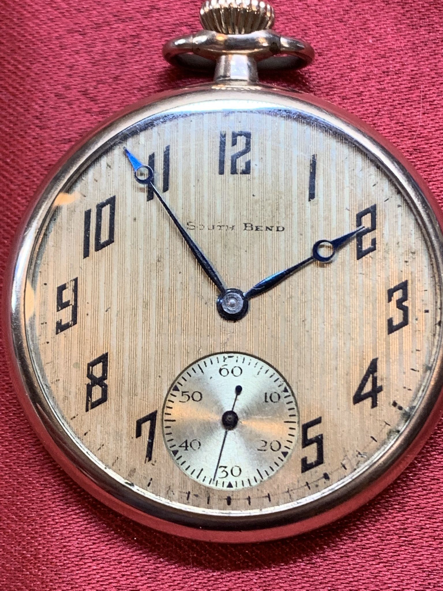 1920 South Bend Gold Filled Pocket Watch Grade 407