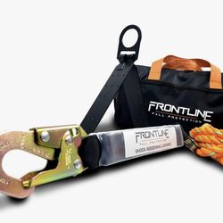 New  Frontline Combat Complete Roofers Kits | Harness | 50’ Vertical Lifeline with Rope Grab | Roof