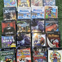 Nintendo GameCube, Video Games, Wii, Wii Sports, Super Mario, Kirby, Sonic, Pokémon, Pikmin