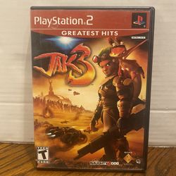 Jak 3 (PlayStation 2 PS2, 2004) Complete CIB Manual And registration Card
