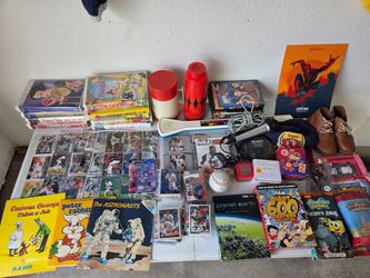 Vintage Collector's lot full of Sportscards, Pokémon, Video games and more