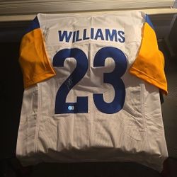 Kyren Williams Signed Jersey W/Beckett COA 