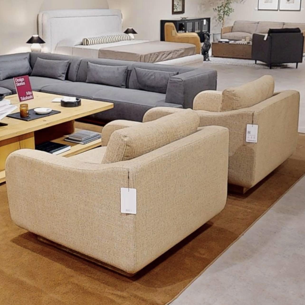2X NEW IN BOX Large Sofa Chairs OEKO TEX® Certified Fabric (Retail $1,449/each) FREE DELIVERY TODAY!