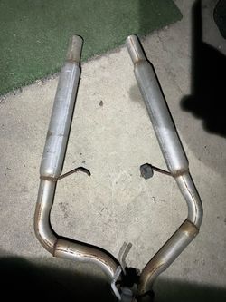 Unknown blast pipes with unknown mufflers