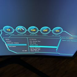 Samsung Curved 27 In 144Hz Monitor 