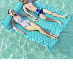 Giant Inflatable Floating Mat - Pool Float Lake Float Raft Lounge Floating Water Mat for Swimming Pool Floatie Lounger Pool Party Toy Adults Kids