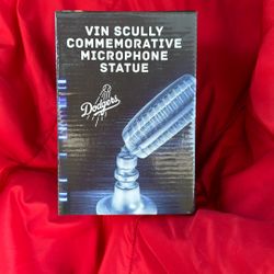 LA Dodgers Vin Scully Commemorative Microphone Statue 