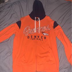 Denver Broncos Zip Up Hoodie