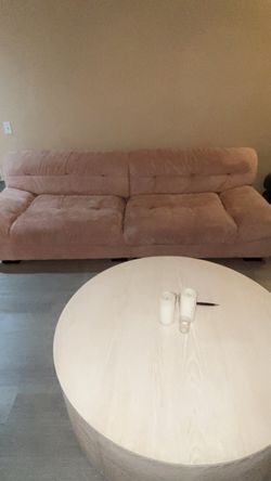 Large Pink Cloud Couch