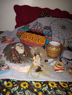 Wall and shelf decor some front 1980s
