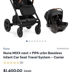 Nunna Travel System $750 Great Condition . No Stains No Accidents . Pick Up Only 76114
