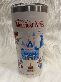 Disneyland Merriest Nites Tervis Stainless Water Bottle And Bonus