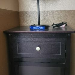Night Stand, Free Lamp With Purchase 