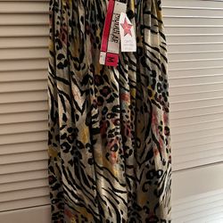 Animal Print Skirt