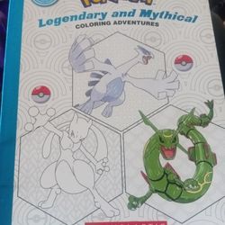 Pokemon Legendary And Mythical Coloring Book