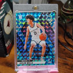 Jaylen Wells Mosaic Blue reactive Rookie