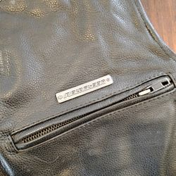 Field Sheer Leather Motorcycle Chaps (L) Size