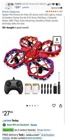 Brand new still in box  spiderman drone for kids