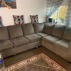 Sectional Couch,gray 