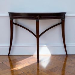 Stunning Regency Style Half Moon Console Table