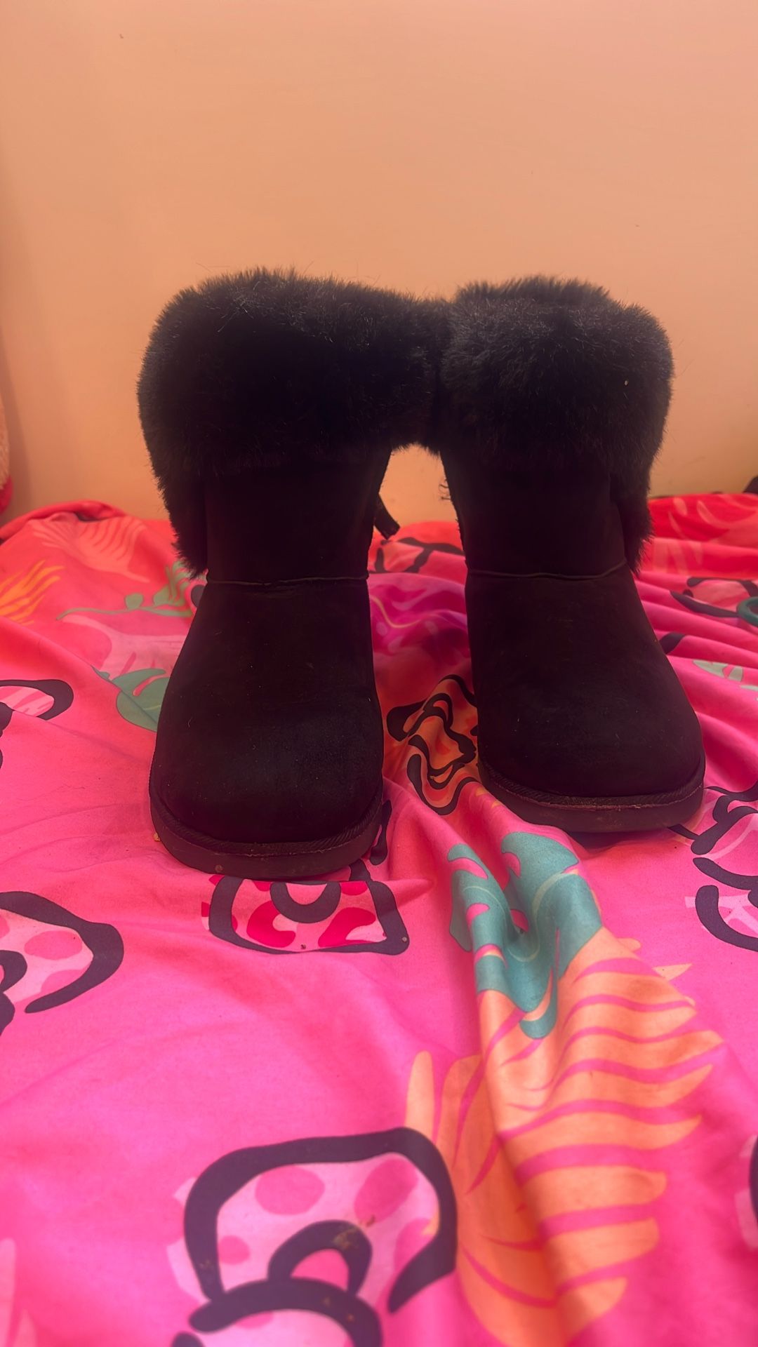 black Juicy Couture Boots, Size 9