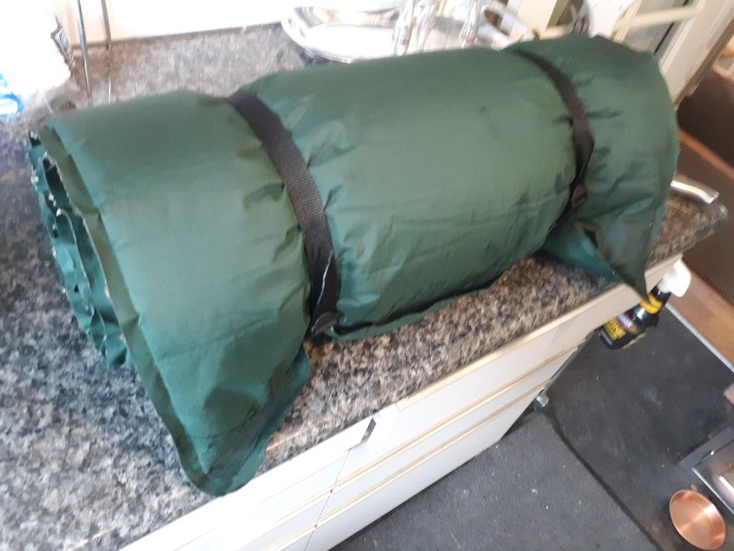 Camping pad heavy duty auto fill