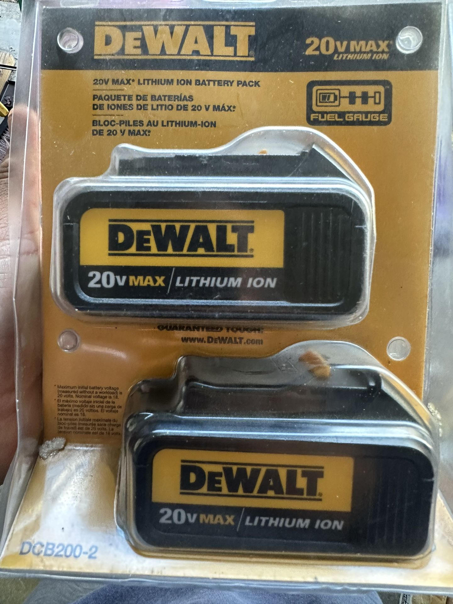 20v Dewalt Batteries 