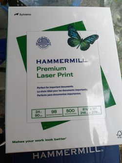 Hammermill Premium Laser Print Paper 500 Sheets 5 reams