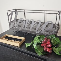 WINE Bottle Rack Shelf Wine
+6 Anna Stay Wine Glass Cork Charms (Laugh, Cheers, Dream, Love, Dare & Joy)!