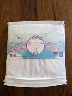 Bassinet Mattress Pad Organic Bamboo Cover