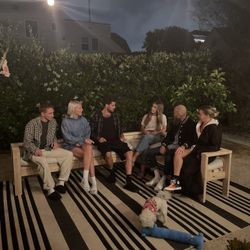 L-Shape Sectional Patio Bench – Solid Wood