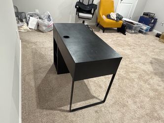 Black Compact Office Desk