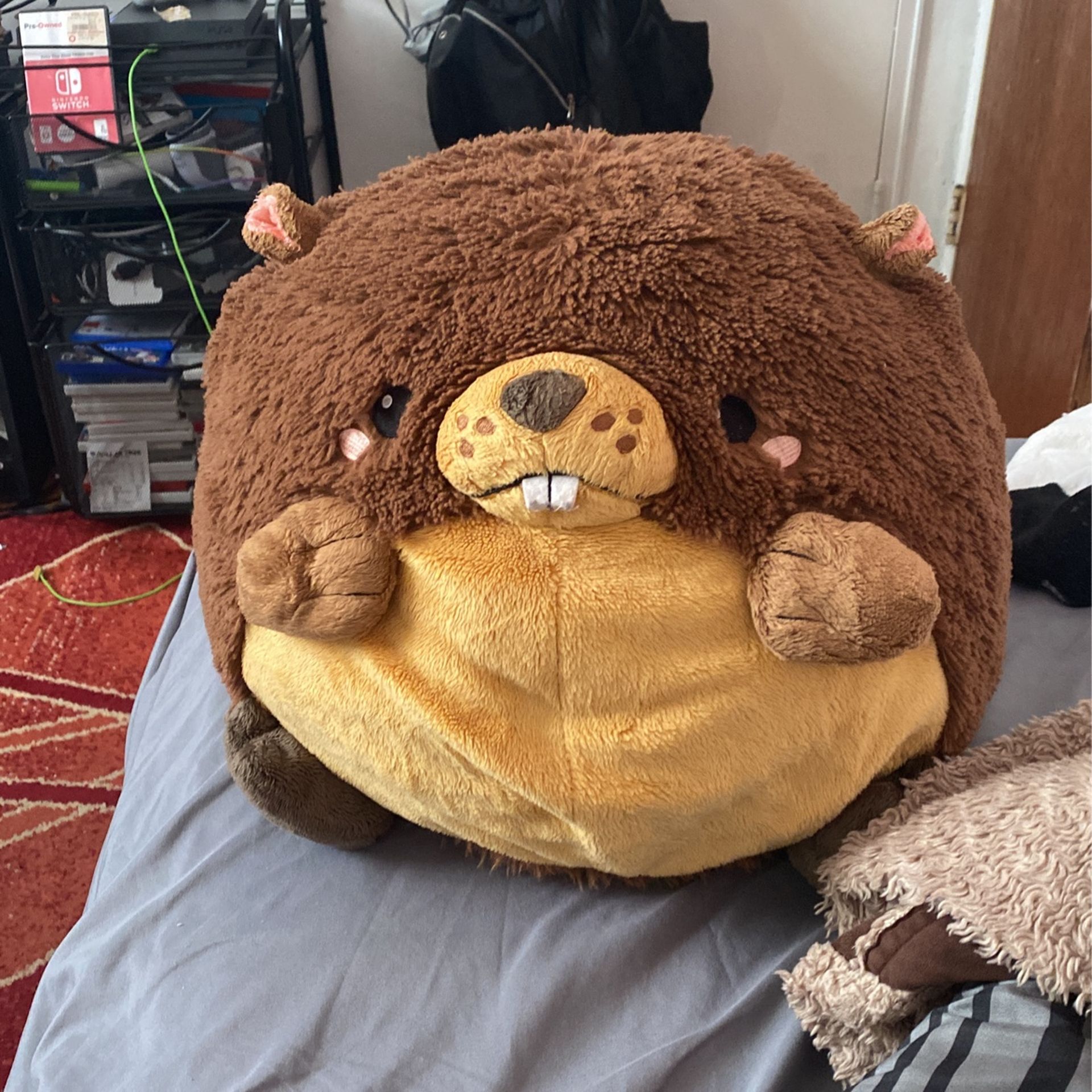 Rare retired Squishable Beaver Plushie