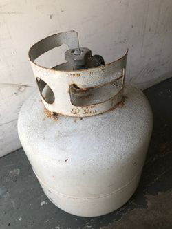 Propane tank.