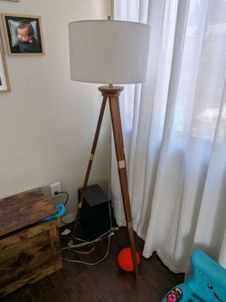 Wooden Floor Lamp