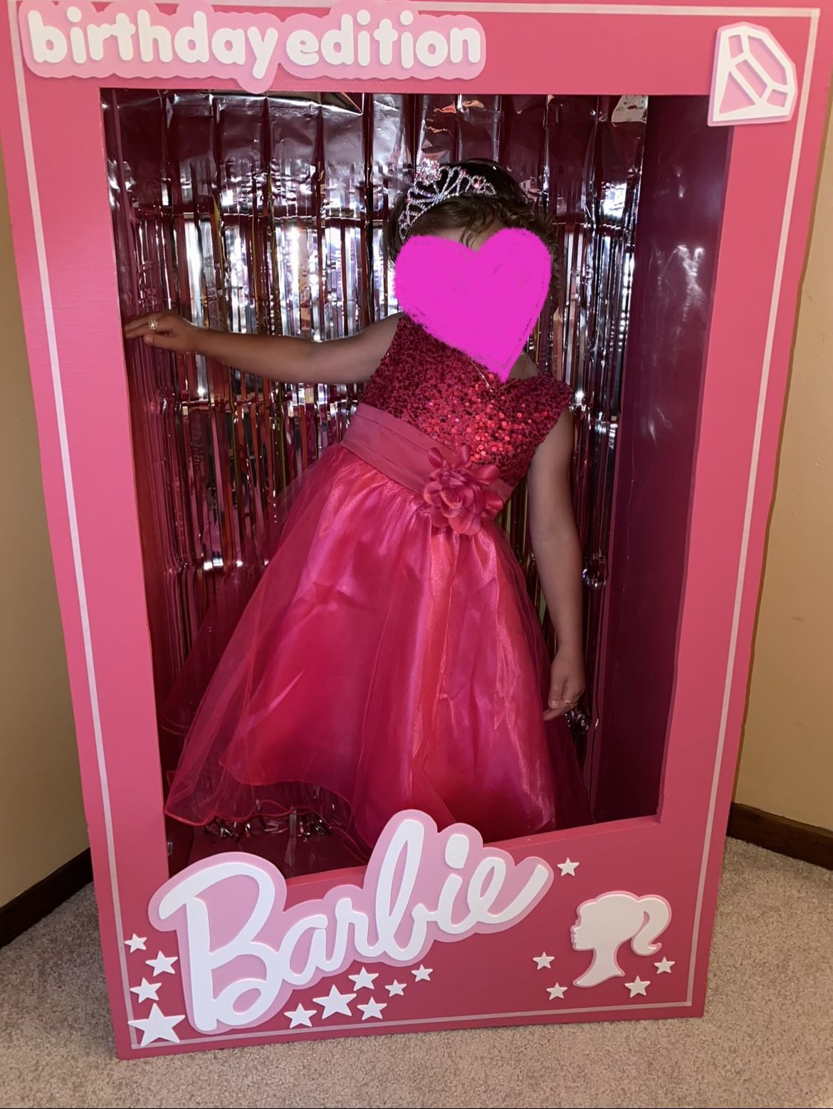 Styrofoam Children’s Barbie Birthday  Prop