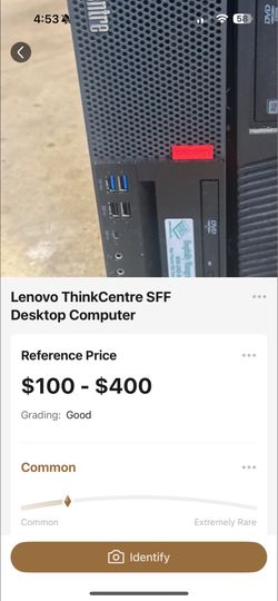 Lenovo thinkcentre PFF desktop computer