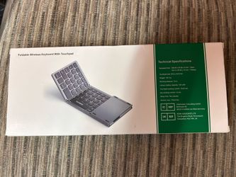 Foldable Keyboard With Mouse Pad