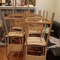 Sillas De Madera.. $ 25 Dollars Cada Una