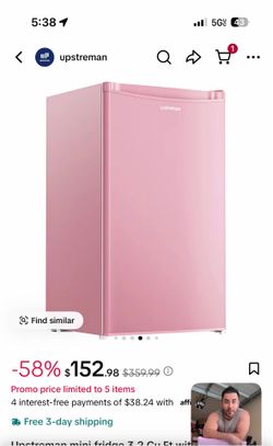 Mini fridge (check images)