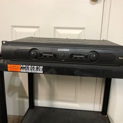 SAMSON Servo 200 2-Channel 200W Power Amplifier, NOT WORKING