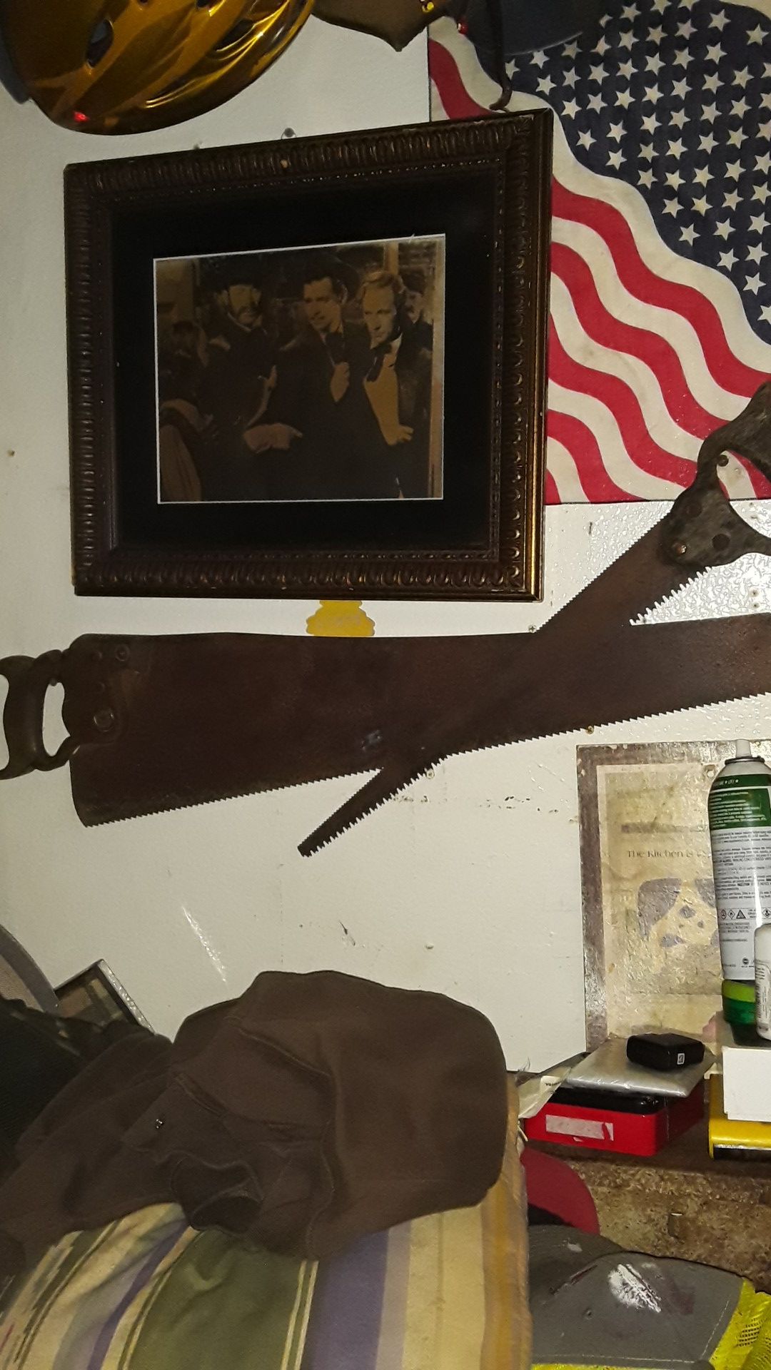 Antique hand saw and finish saw 45.00 for both