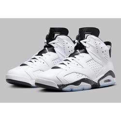 Nike Air Jordan 6 Retro Reverse Oreo White Black CT8529-112 Men’s Shoes NEW
