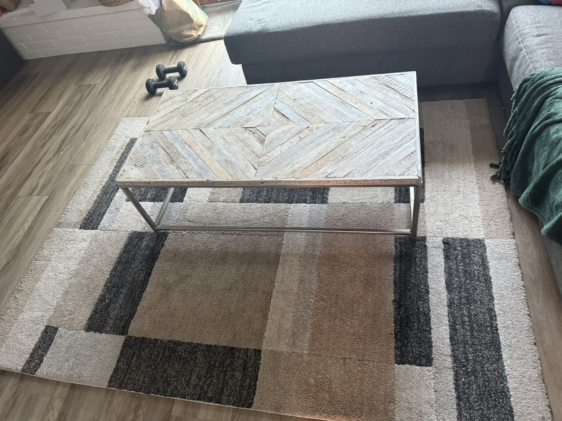 Coffee Table And Area Rug
