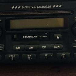2001 Honda radio