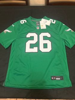 Nike Philadelphia Eagles Saquon Barkley Kelly Green Jersey Youth Large