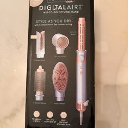 InfinitiPRO DigitalAIRE Wet-to-Dry Styling Wand with Multiple Attachments