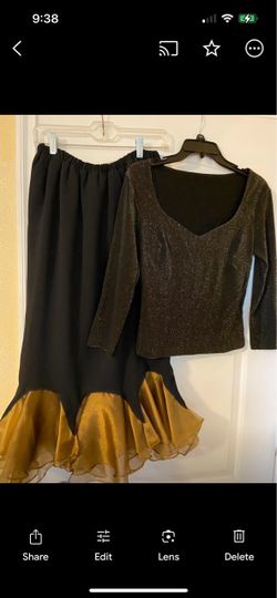 Black and Gold  elegant witch for Halloween