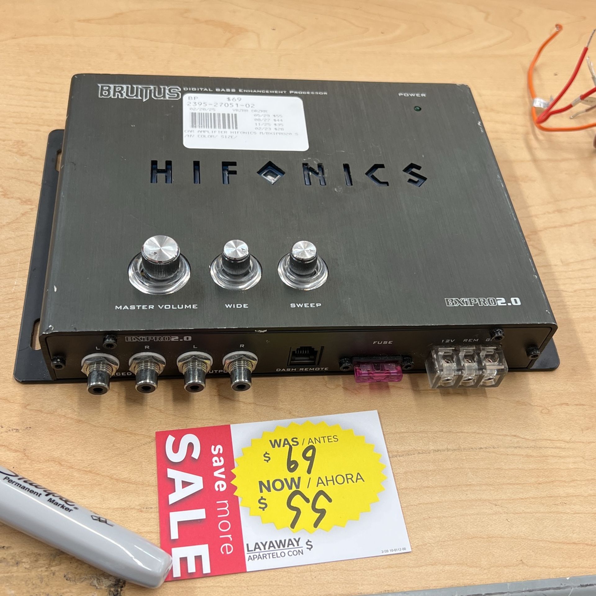 Hifonics Brutus Bxipro2.0 Bass Enhancement Processor