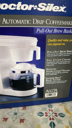 New Proctor Silex 12 C Coffee Maker